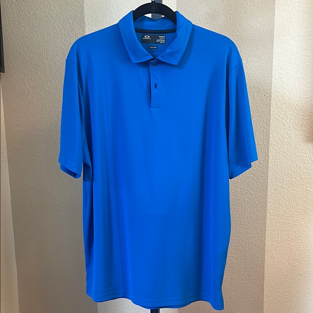 Oakley Blue Performance Polo Shirt